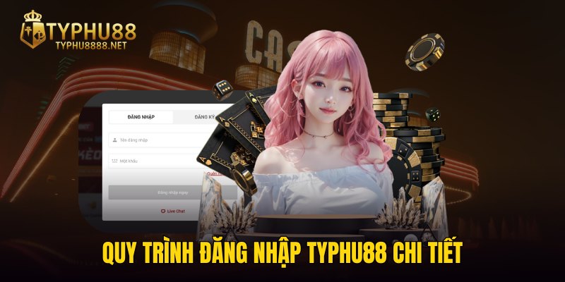 Quy trình đăng nhập TYPHU88 chi tiết