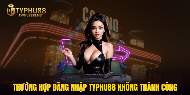 Trường hợp đăng nhập TYPHU88 không thành công